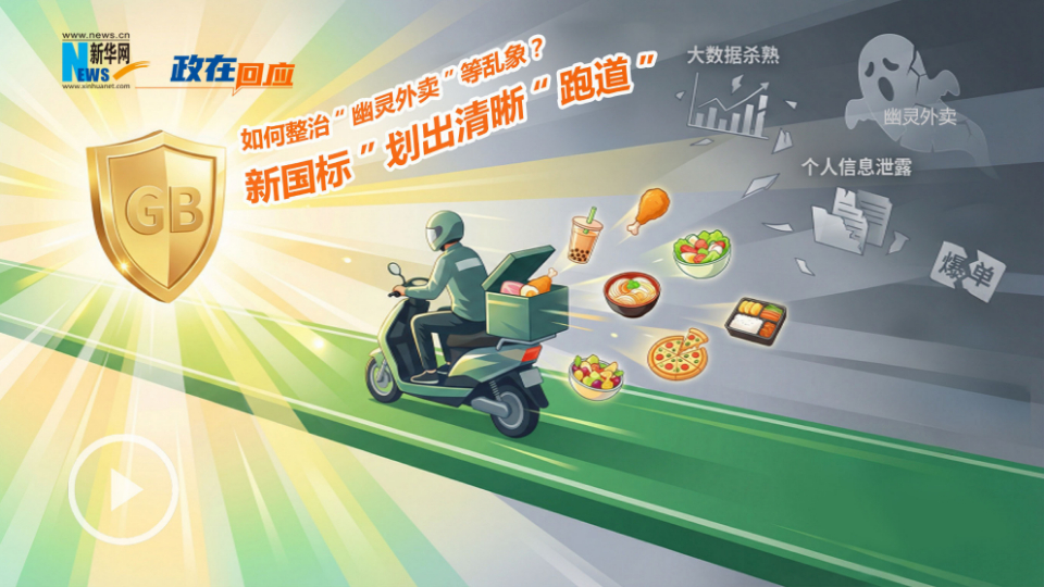 政在回應(yīng)丨如何整治“幽靈外賣”等亂象？外賣“新國標(biāo)”劃出清晰“跑道”