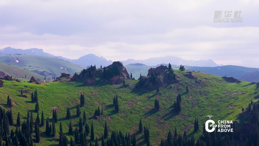 瞰中國｜新疆昌吉：馬圈灣風(fēng)景如畫