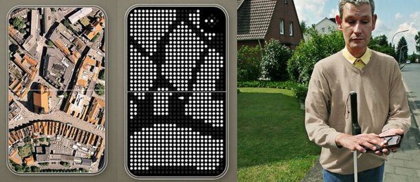 觸摸地球！盲人專用電子地圖