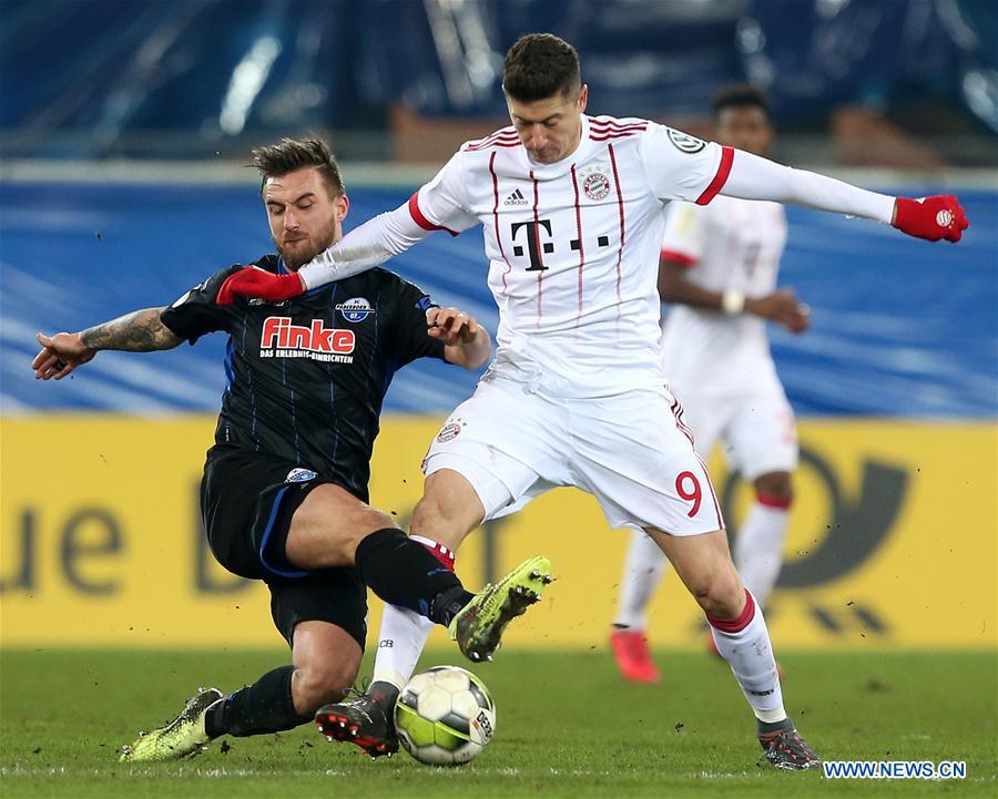 (SP)GERMANY-PADERBORN-SOCCER-GERMAN CUP-BAYERN MUNICH VS SC PADERBORN