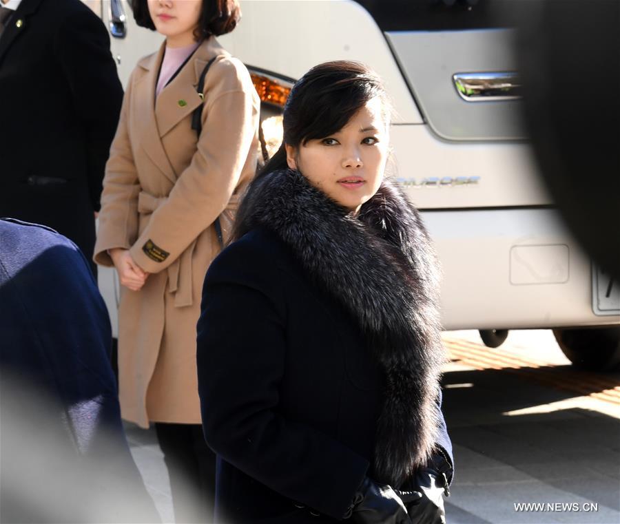 SOUTH KOREA-DPRK-ART TROUPE-ARRIVAL