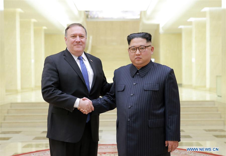 DPRK-KIM JONG UN-U.S.-POMPEO-MEETING