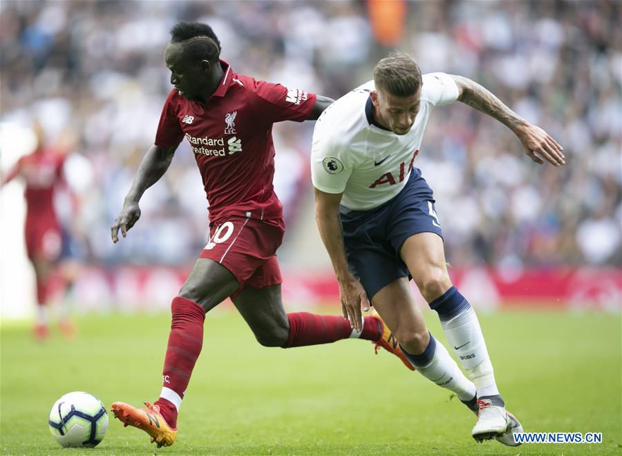 (SP)BRITAIN-LONDON-FOOTBALL-PREMIER LEAGUE-HOTSPUR VS LIVERPOOL