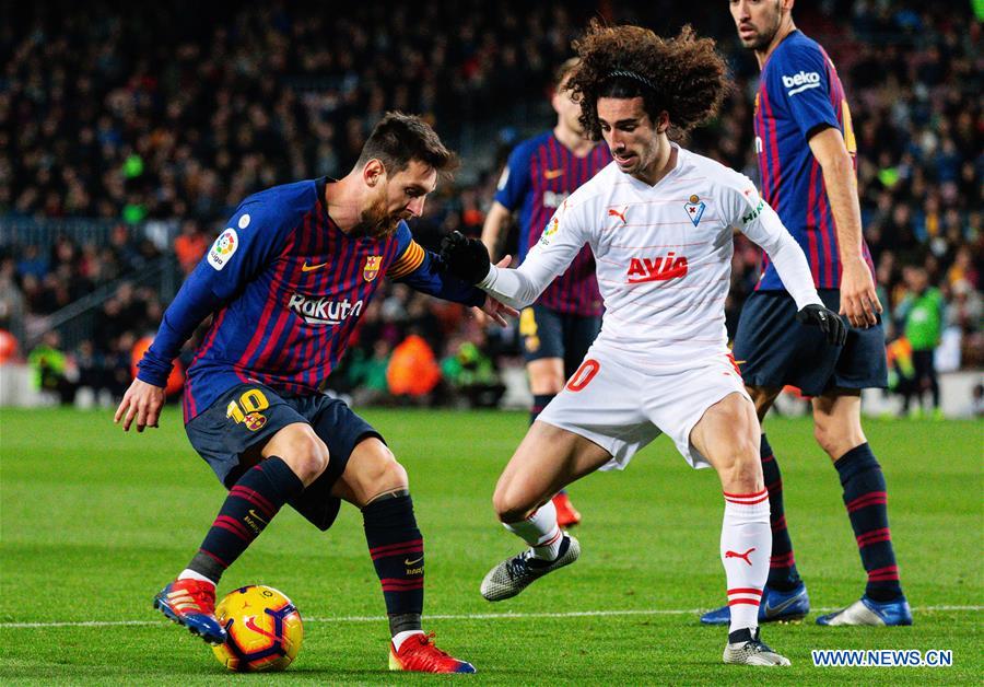 (SP)SPAIN-BARCELONA-SOCCER-LA LIGA-BARCELONA VS EIBAR