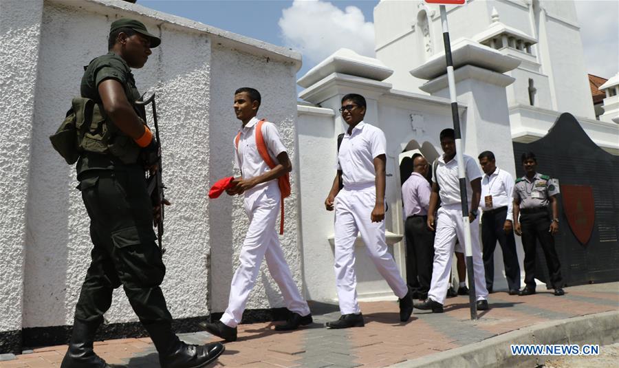 SRI LANKA-COLOMBO-SCHOOL-REOPENING AFTER EASTER ATTACKS