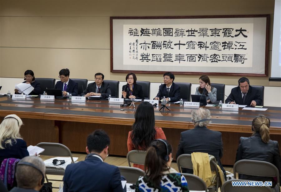 U.S.-NEW YORK-CHINA-XINJIANG-HONG KONG-TIBET-BRIEFING