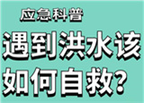 汛期來臨，遇到洪水險情如何自救？