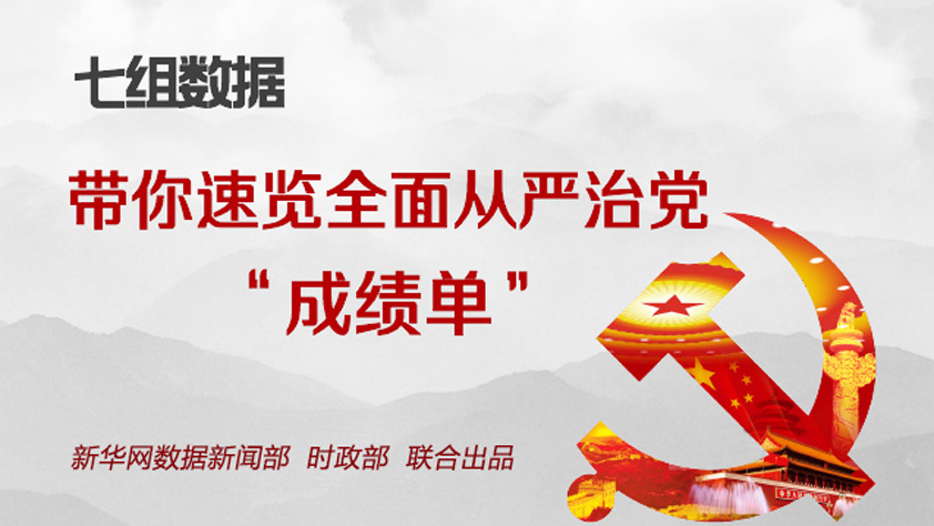 七組數(shù)據(jù)帶你速覽全面從嚴(yán)治黨&ldquo;成績(jī)單&rdquo;