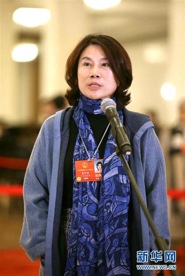 （兩會&middot;XHDW）（4）全國人大代表接受采訪