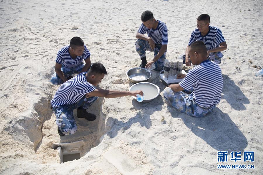 （壯麗70年&middot;奮斗新時代&middot;新華全媒頭條&middot;圖文互動）（8）&ldquo;你在我的航程上，我在你的視線里&rdquo;&mdash;&mdash;走進海軍西沙中建島官兵的五彩世界