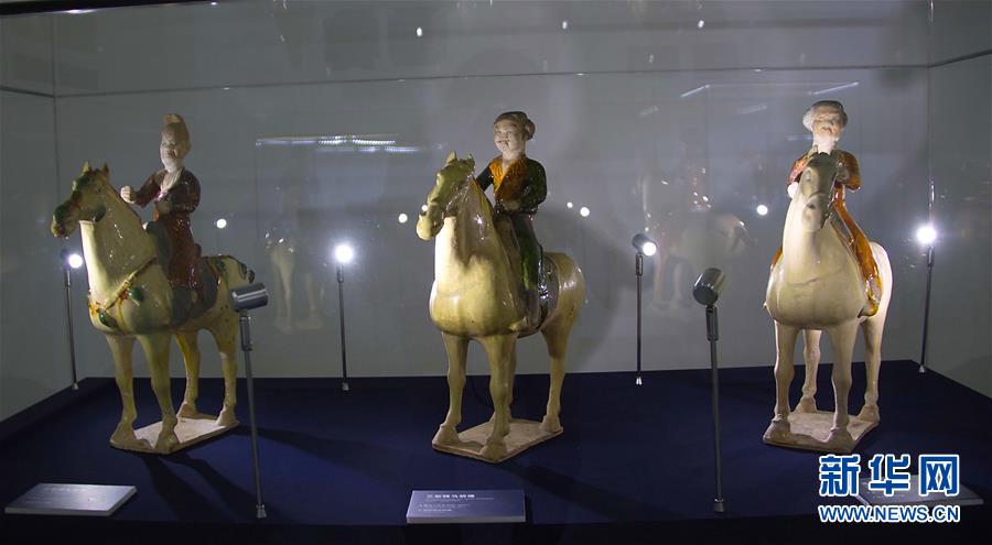 （XHDW&middot;圖文互動）（1）唐定遠(yuǎn)將軍安菩夫婦墓出土文物特展亮相塔什干