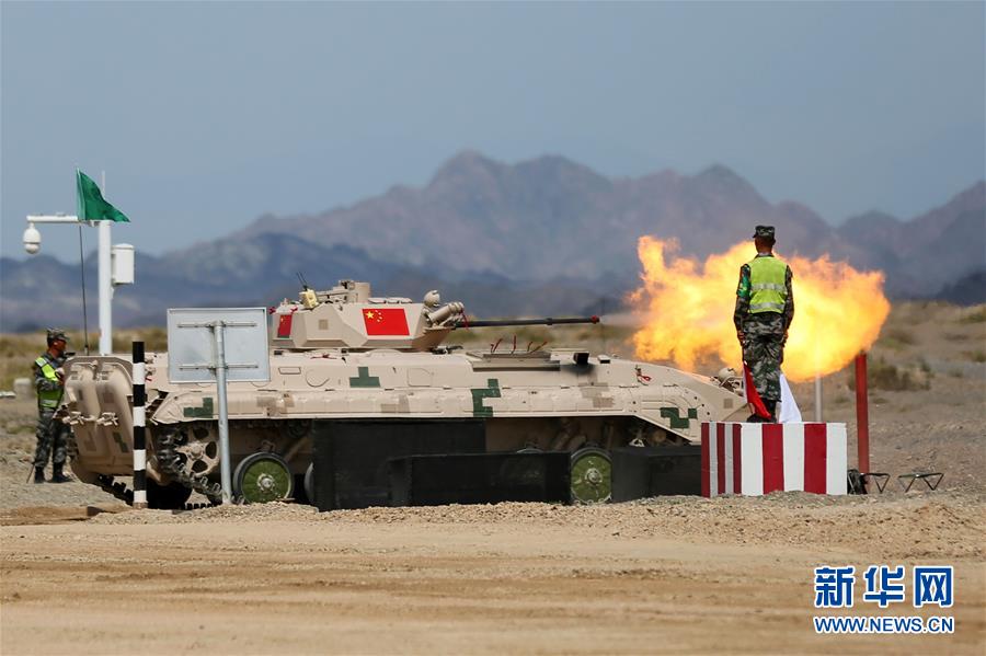 (圖文互動(dòng))(6)“國(guó)際軍事比賽-2019”:中國(guó)參賽隊(duì)刷新“蘇沃洛夫突擊”步戰(zhàn)車組單車賽紀(jì)錄