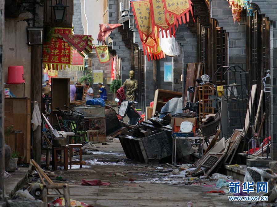 （關(guān)注&ldquo;利奇馬&rdquo;&middot;圖文互動(dòng)）（2）古城洪災(zāi) 八方馳援&mdash;&mdash;洪水災(zāi)害下的浙江臨?，F(xiàn)場(chǎng)目擊