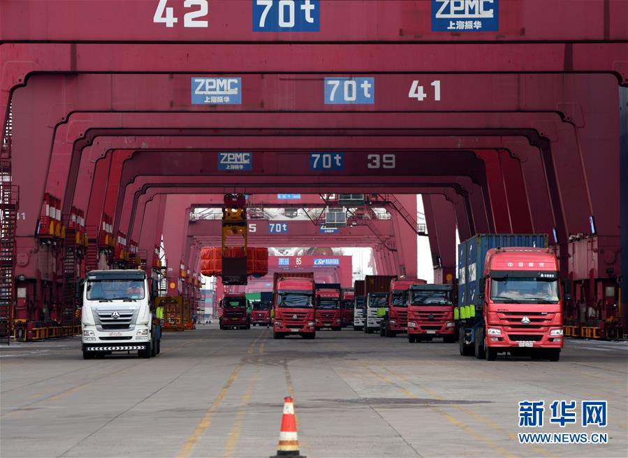 （圖文互動）（2）海港轉運不停歇　整體運能待釋放&mdash;&mdash;沿海主要港口生產(chǎn)見聞