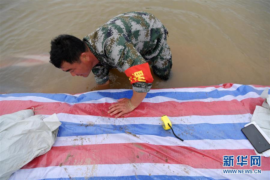（在習(xí)近平新時代中國特色社會主義思想指引下&mdash;&mdash;新時代新作為新篇章&middot;習(xí)近平總書記關(guān)切事&middot;圖文互動）（1）洪峰浪尖，鮮紅的黨旗高高飄揚(yáng)&mdash;&mdash;記防汛抗洪一線的共產(chǎn)黨員