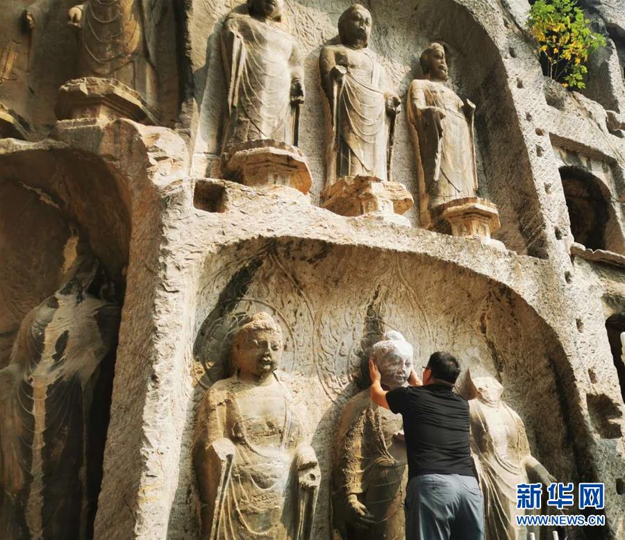 （圖文互動(dòng)）（4）合體了，龍門石窟流散佛首首次實(shí)現(xiàn)&ldquo;數(shù)字復(fù)位&rdquo;