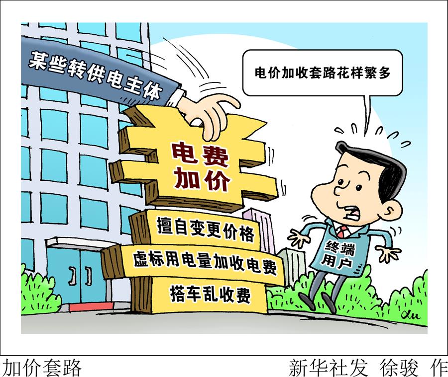 （圖表&middot;漫畫）［新華視點(diǎn)&middot;國(guó)務(wù)院大督查在行動(dòng)］加價(jià)套路