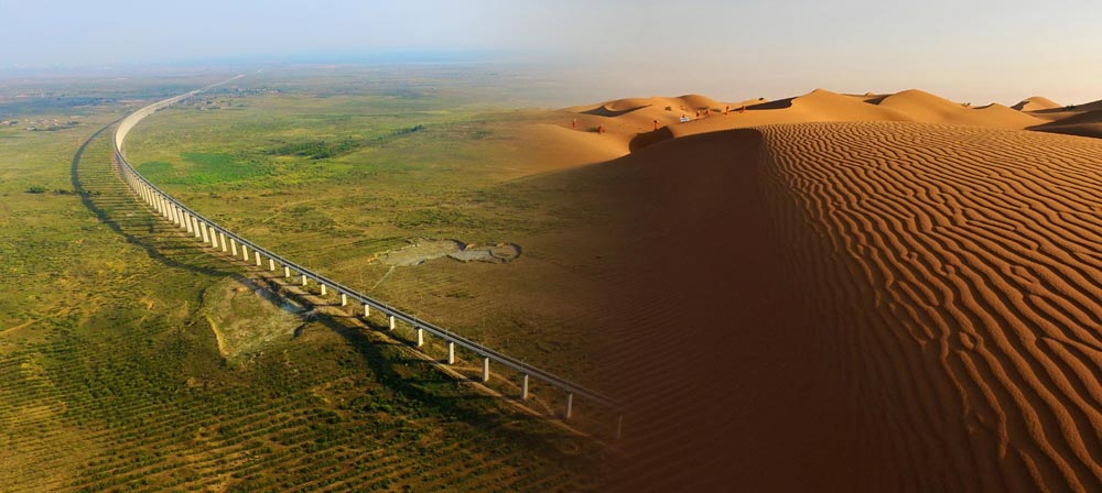 【高清圖集】&ldquo;昨日荒沙地，今日聚寶盆&rdquo;