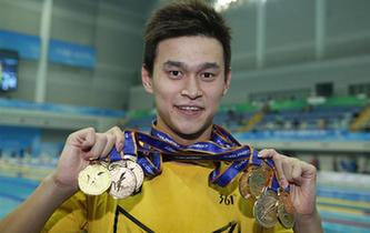 孫楊，六金一銀！