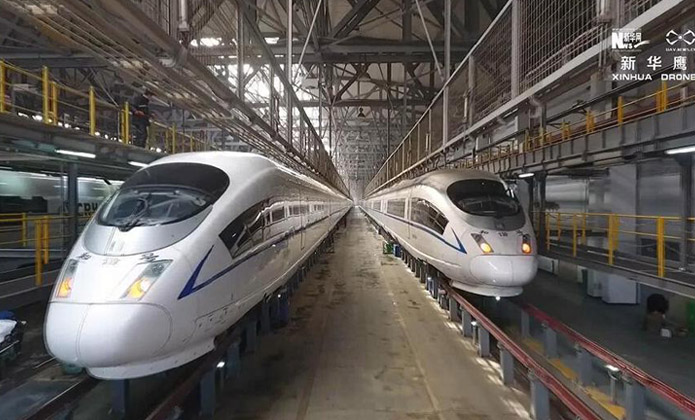 我在春運備戰(zhàn)現(xiàn)場 航拍交通強國的&ldquo;先行者&rdquo;