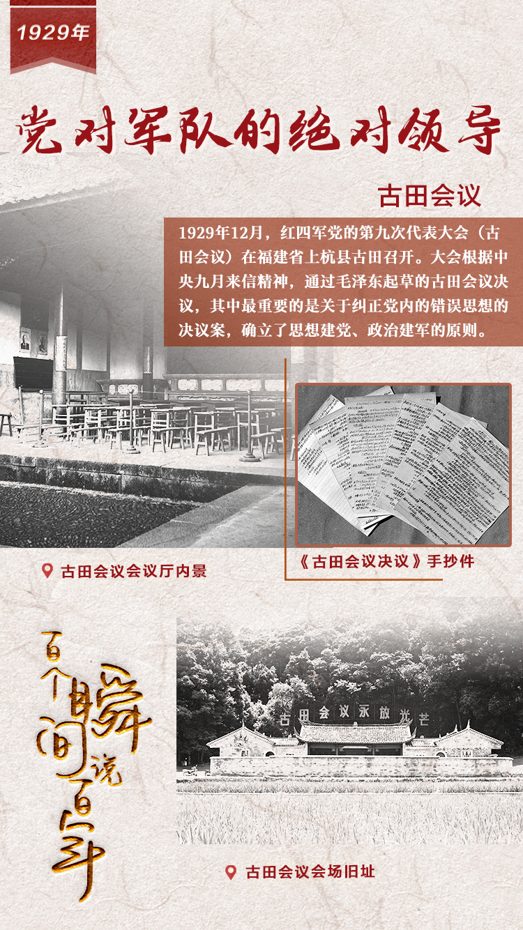 1929，黨對軍隊的絕對領(lǐng)導