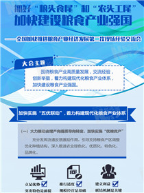 抓好&ldquo;糧頭食尾&rdquo;和&ldquo;農(nóng)頭工尾&rdquo; 加快建設糧食產(chǎn)業(yè)強國