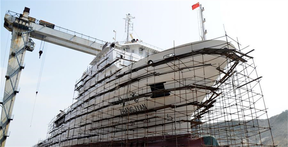 萬米級(jí)載人深淵器科考母船&ldquo;張謇&rdquo;號(hào)基本完工