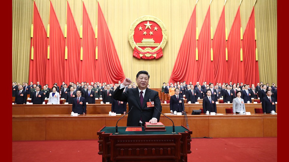 習(xí)近平當(dāng)選國(guó)家主席、中央軍委主席