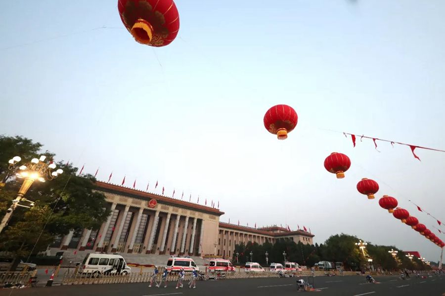 這就是今天早上的北京！