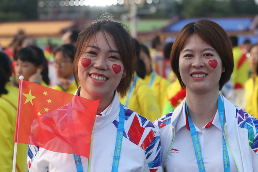 今晚，我們歡聚在天安門廣場