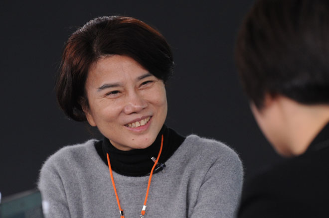 董明珠在訪(fǎng)談現(xiàn)場(chǎng)