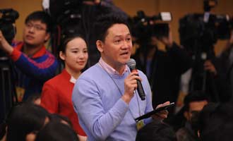 臺灣經(jīng)濟(jì)日報(bào)記者提問