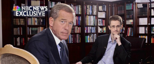 斯諾登接受美國電視臺(tái)采訪稱曾在海外臥底(圖)