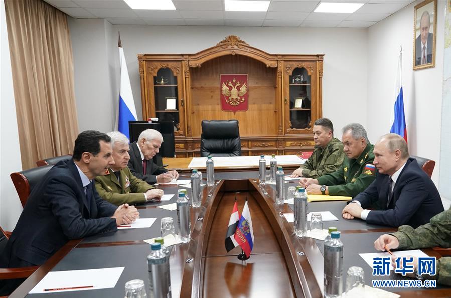 (國際)(1)俄羅斯總統(tǒng)普京訪問敘利亞