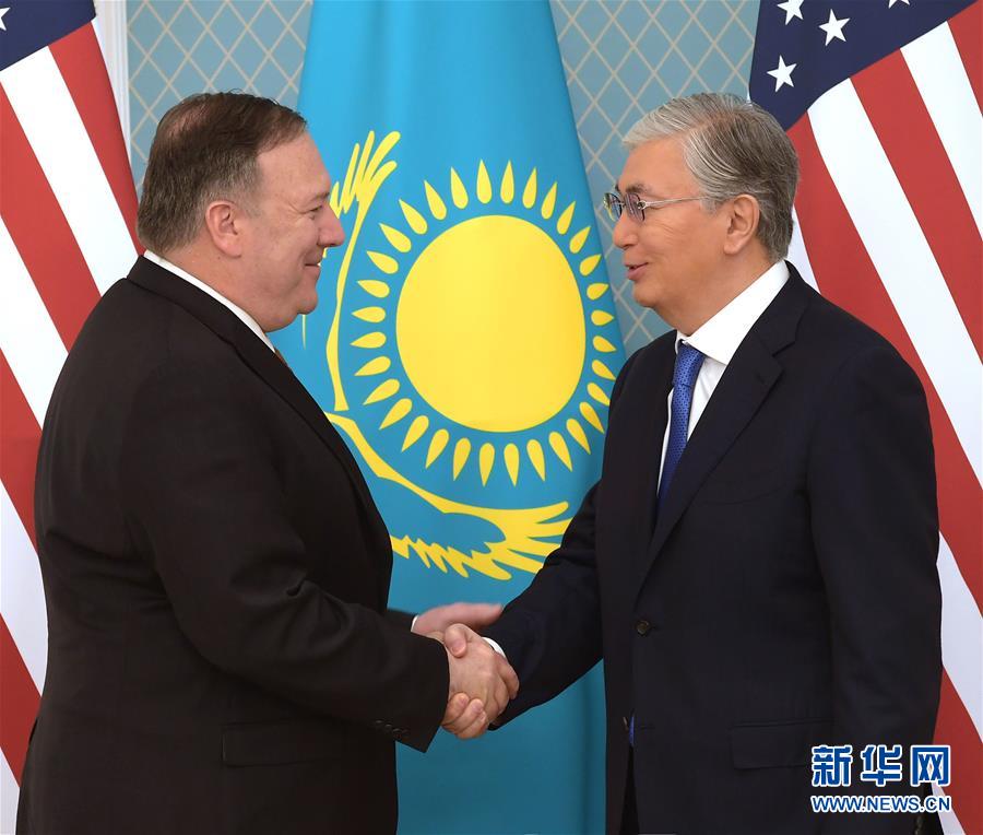 (國(guó)際)(1)蓬佩奧訪哈介紹美國(guó)中亞地區(qū)新戰(zhàn)略