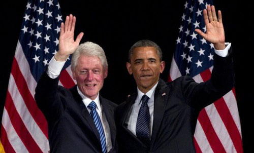 克林頓與奧巴馬 ：&ldquo;一山不能容二虎&rdquo;