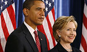 希拉里&ldquo;停火&rdquo;奧巴馬，現(xiàn)時而已？