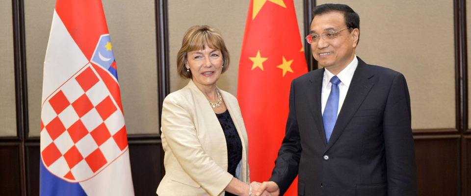 李克強會見克羅地亞總理代表、第一副總理兼外長普希奇
