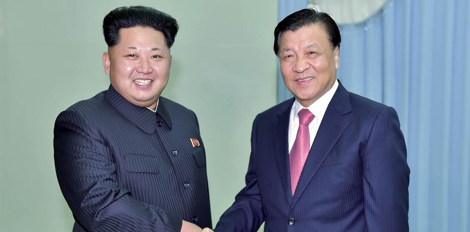 劉云山會(huì)見(jiàn)朝鮮勞動(dòng)黨第一書記金正恩