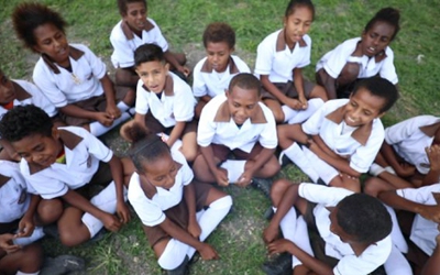 歡迎習主席！巴新兒童齊唱《茉莉花》