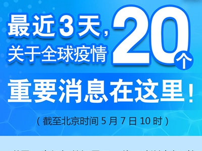 【圖解】最近3天，關(guān)于全球疫情20個(gè)重要消息在這里！